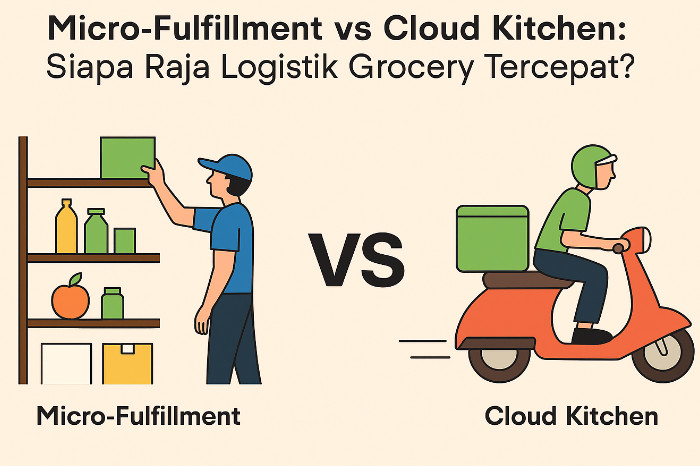 Micro-Fulfillment vs Cloud Kitchen, Siapa Raja Logistik Grocery Tercepat?