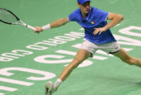 Jannik Sinner Piala Davis 2024, di Malaga, Spanyol November lalu. Foto: Reuters