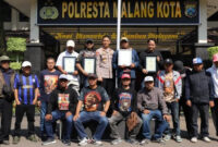 Polresta Malang Kota Apresiasi 13 Tokoh dan Pemuda atas Peran Jaga Kondusivitas