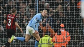 Haaland Menggila! Rayan Cherki Kirim Man City Libas Bournemouth